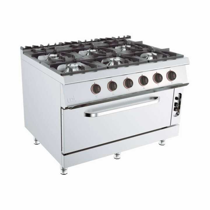 FOGAO GAS 6 QUEIMADOR MAXIFORNO GAS 4x10kW+2x6 FOGAO GAS 6 QUEIMADOR MAXIFORNO GAS 4x10kW+2x6