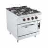 FOGAO GAS 4 QUEIMADORES FORNO GAS 3x10kW+1x6