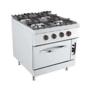 FOGAO GAS 4 QUEIMADORES FORNO GAS 3x10kW+1x6
