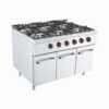 FOGAO GAS 6 QUEIMADORES 4x10kW+2x6