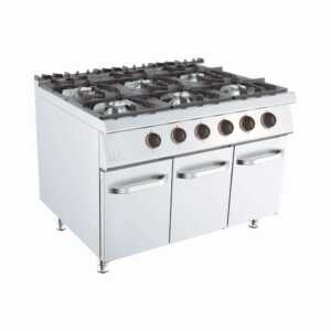 FOGAO GAS 6 QUEIMADORES 4x10kW+2x6
