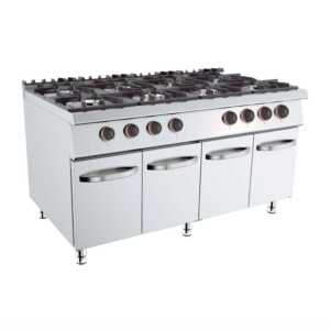 UDFO98APG FOGÃO GAS 8 QUEIMADORES COM PORTAS