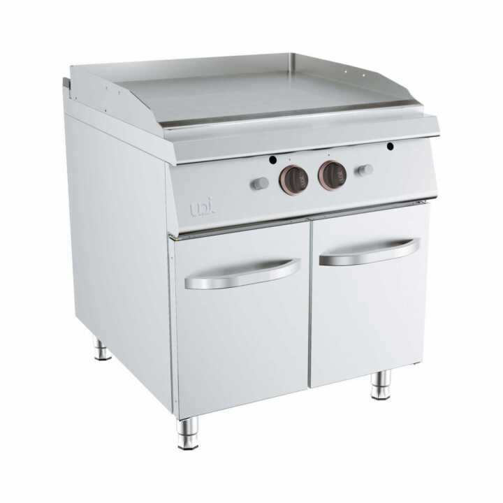 FRY-TOP GAS DUPLO LISO CROMADO ARMARIO - Hotelequip.pt FRY-TOP GAS DUPLO LISO CROMADO ARMARIO