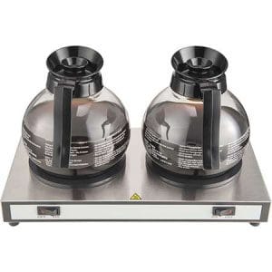 Placa de aquecimento para dois jarros (não incluídos)