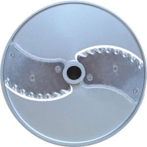 Disco W3 - Fatiador ondulado de 3mm para cortadora de legumes - em aço inoxidável e alumínio - Suporte incluído - Acessório PA-7/PA-7PRO