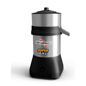 Espremedor de citrinos EX SUPER - Em aluminio - silencioso - cones para laranja e limão incluídos.