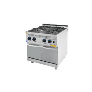Fogão com Base Neutra a Gás de 4 queimadores