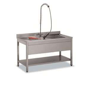 Bancada lavadouro 1 cuba L600