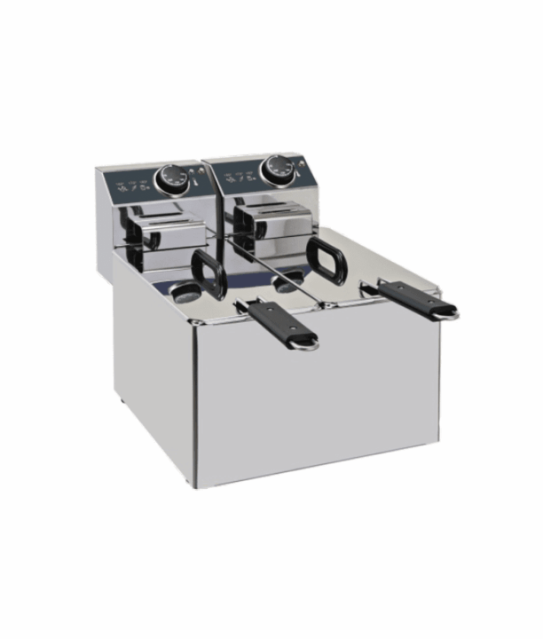 Fritadeira elétrica 2 cubas 4Lts - XDF 44L - Hotelequip.pt Fritadeira elétrica 2 cubas 4Lts - XDF 44L