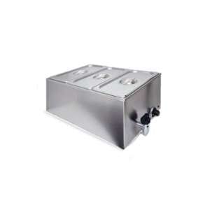 Banho-Maria Elétrico 3 Containers GN1/3