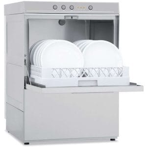 Máquina de lavar loiça industrial com bomba de esgoto e cesto de 50x50cm