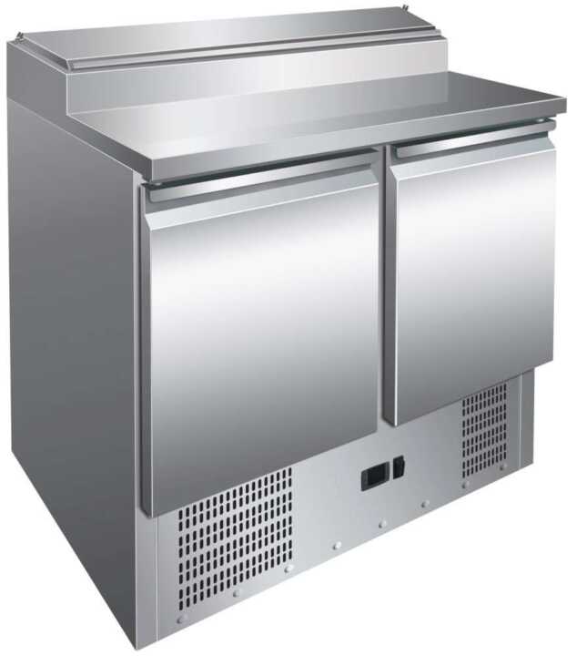 Mesa Refrigerada GN1/1 2 Portas Preparação de Saladas - Hotelequip.pt Mesa Refrigerada GN1/1 2 Portas Preparação de Saladas