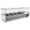 KIT Refrigerado 3 GN1/3 + 1 GN1/2 com expositor de vidro