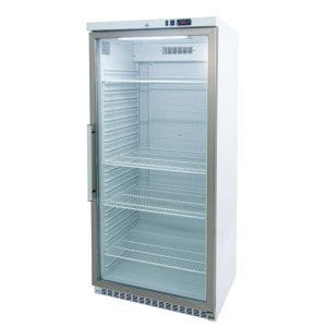 Armário GN2/1 Lacado Branco 600 litros Porta de vidro refrigerada 780 x745x1865h mm