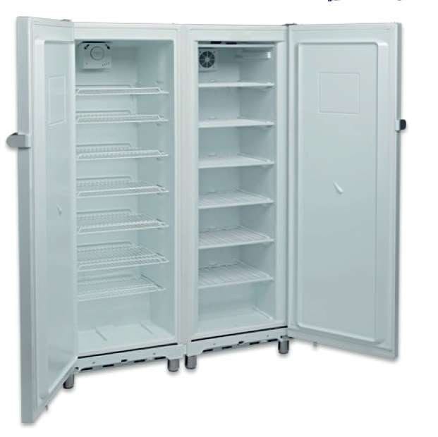 Armário para Snacks Refrigerados e Congelados 700 litros 2 Portas Lacado Branco 1220 x650 x1820h mm - Hotelequip.pt Armário para Snacks Refrigerados e Congelados 700 litros 2 Portas Lacado Branco 1220 x650 x1820h mm
