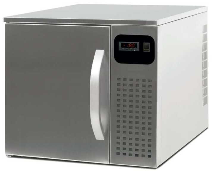 Abatedor de temperatura mista com 3 tabuleiros GN1/1 de 560 x700 x515h mm - Hotelequip.pt Abatedor de temperatura mista com 3 tabuleiros GN1/1 de 560 x700 x515h mm