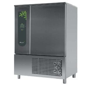 Abatedor de temperatura mista 10 tabuleiros GN2/1 e 600x400 mm de 1270 x1090 x1800h mm