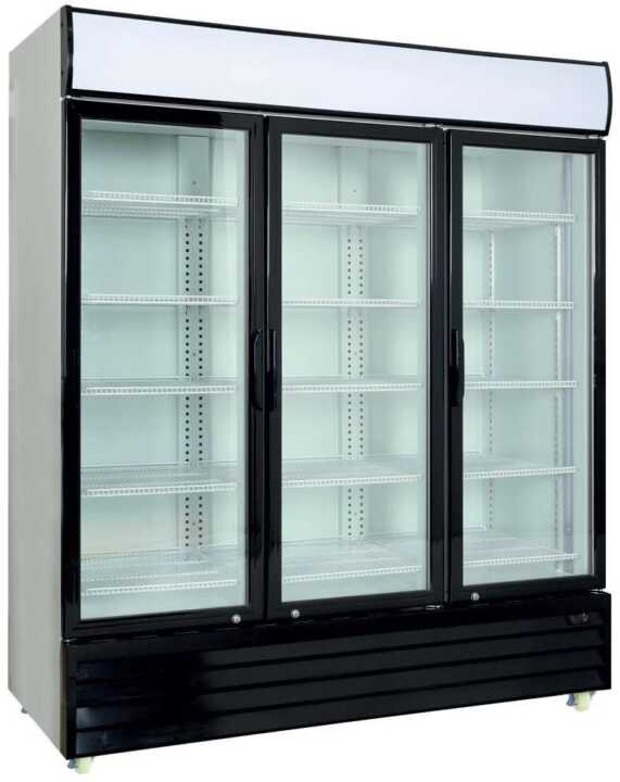Armário expositor refrigerado 1600 litros 3 portas com dobradiças de vidro 1720 x730 x2060h mm - Hotelequip.pt Armário expositor refrigerado 1600 litros 3 portas com dobradiças de vidro 1720 x730 x2060h mm