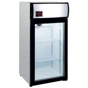 Armário expositor refrigerado 80 litros Subzero Porta de vidro 470X465X955h mm