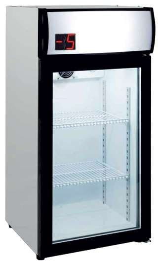 Armário expositor refrigerado 80 litros Subzero Porta de vidro 470X465X955h mm - Hotelequip.pt Armário expositor refrigerado 80 litros Subzero Porta de vidro 470X465X955h mm