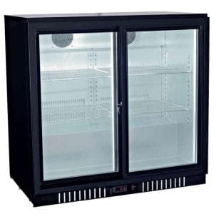 Back Bar expositor 2 portas de correr 900 x520 x900h mm