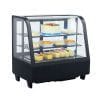 Armário expositor refrigerado de bancada 100 litros Preto 682 x450 x675h mm