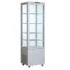 Expositor refrigerado 4 lados 238 litros Branco 515x485x1715h mm
