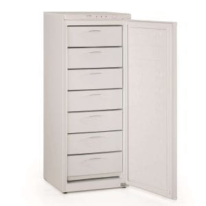 Congelador vertical de porta cega 540 x600 x1380h mm