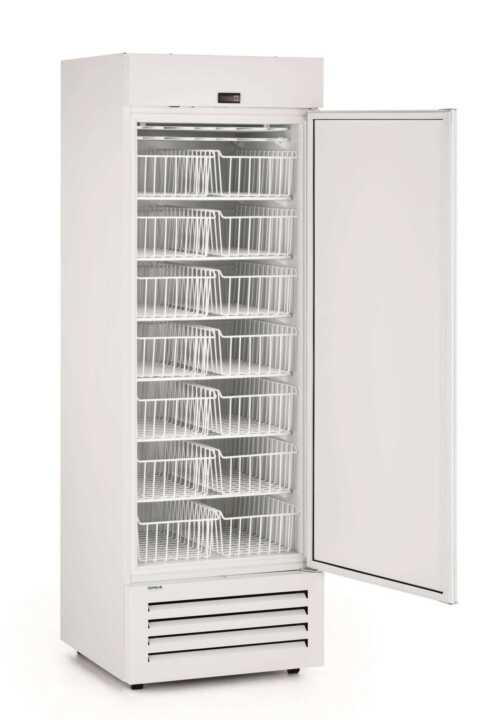 Arca congeladora 450 litros lacada a prata 700x700x2070h mm com 14 gavetas - Hotelequip.pt Arca congeladora 450 litros lacada a prata 700x700x2070h mm com 14 gavetas
