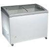 Congelador horizontal 1503 x670 x900h mm Porta deslizante de vidro curvo
