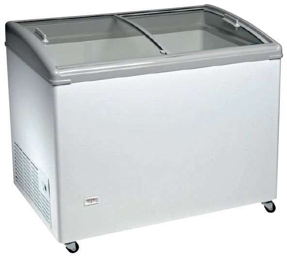 Congelador horizontal 1503 x670 x900h mm Porta deslizante de vidro curvo - Hotelequip.pt Congelador horizontal 1503 x670 x900h mm Porta deslizante de vidro curvo