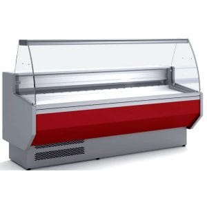 Vitrina Refrigerada Vidro Curvo Profundidade 900 Dim