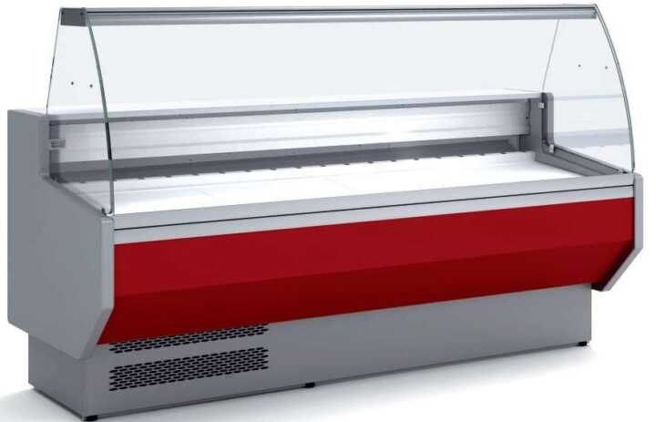 Vitrina Refrigerada Com Vidro Curvo Profundidade 900 Dim Vitrina Refrigerada Com Vidro Curvo Profundidade 900 Dim