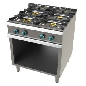 Fogão a gás com armário de 4 queimadores 4