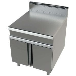 Armário neutro em aço inoxidável Série 900  com dimensões 800x900x900 h mm