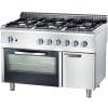 Fogão a gás com forno elétrico estático GN1/1 6 queimadores 1200x700x850h mm 3