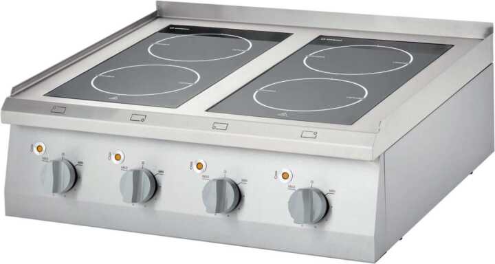 Fogão vitrocerâmico de mesa de 4 zonas 800x700x850h mm 4x2 Fogão vitrocerâmico de mesa de 4 zonas 800x700x850h mm 4x2