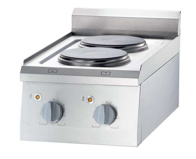 Fogão elétrico de mesa 4 zonas 800x700x250h mm 4x2 Fogão elétrico de mesa 4 zonas 800x700x250h mm 4x2