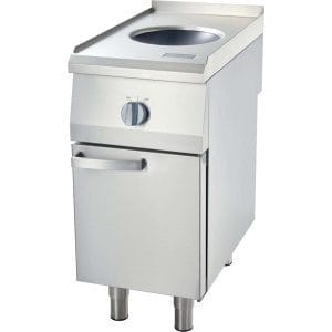 Wok de indução diâmetro 290 mm 400x700x850h mm 5Kw