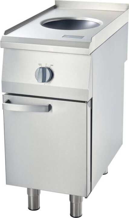 Wok de indução diâmetro 290 mm 400x700x850h mm 5Kw - Hotelequip.pt Wok de indução diâmetro 290 mm 400x700x850h mm 5Kw