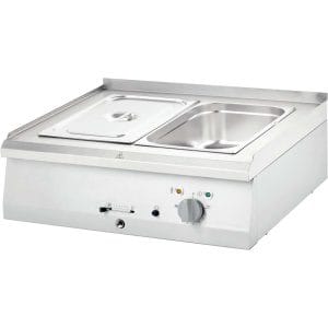 Banho-maria elétrico de mesa 2xGN 1/1 800x700x250h mm
