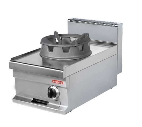 Fogão Wok A Gás De Mesa 1 Queimador 16 Kw 400X700X290H mm - Hotelequip.pt Fogão Wok A Gás De Mesa 1 Queimador 16 Kw 400X700X290H mm