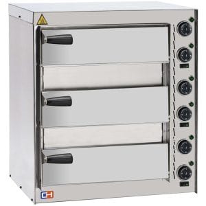 Forno de pizza elétrico compacto 3 pizzas de diâmetro 35 cm