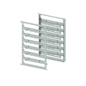 Kit de suportes laterais bivalentes para 6 tabuleiros GN1/1-600X400 mm de capacidade