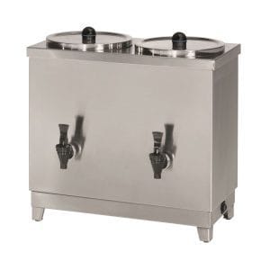 Termo de Leite 12 litros 1500+1500W de potência com dimensões 525x265x525h mm