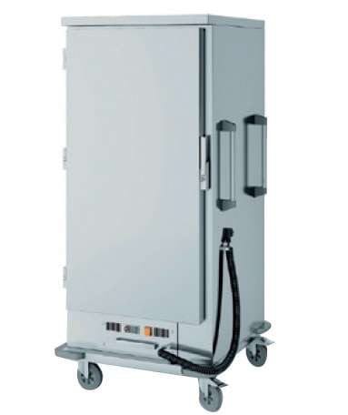 Carro quente 1 porta baixo 22 tabuleiros GN2/1 de 770x850x1700h mm - Hotelequip.pt Carro quente 1 porta baixo 22 tabuleiros GN2/1 de 770x850x1700h mm