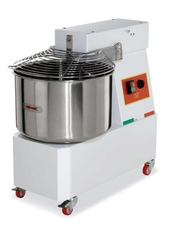 Amassadeira espiral com taça de 32 litros e cabeça fixa com 2 velocidades IM32 2V (400V) - Hotelequip.pt Amassadeira espiral com taça de 32 litros e cabeça fixa com 2 velocidades IM32 2V (400V)