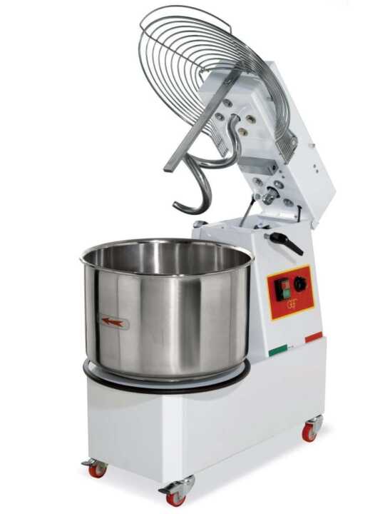 Amassadeira espiral com 33 litros de capacidade e cabeça amovível com 2 velocidades IMR32 2V (400V) - Hotelequip.pt Amassadeira espiral com 33 litros de capacidade e cabeça amovível com 2 velocidades IMR32 2V (400V)