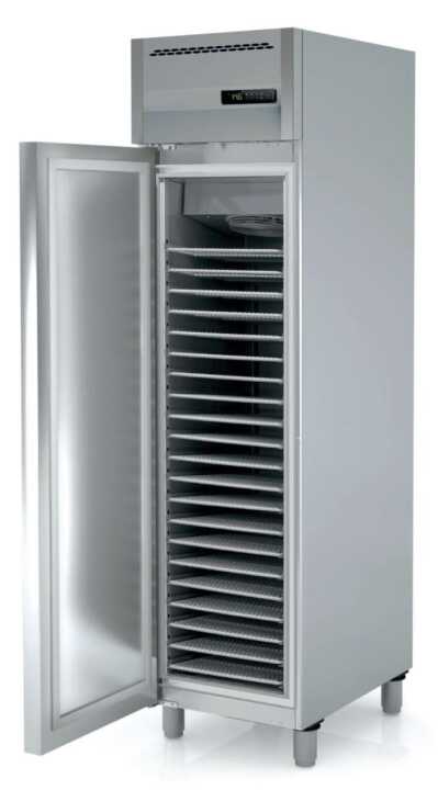Armário congelador para tabuleiros de pastelaria 60x40 cm - Hotelequip.pt Armário congelador para tabuleiros de pastelaria 60x40 cm