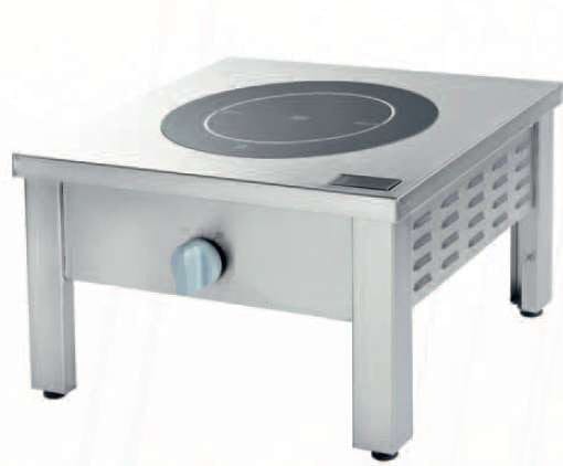 Fogão de indução auxiliar 400 mm 600x600x380 8Kw - Hotelequip.pt Fogão de indução auxiliar 400 mm 600x600x380 8Kw